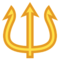 Trident Emblem emoji on HTC